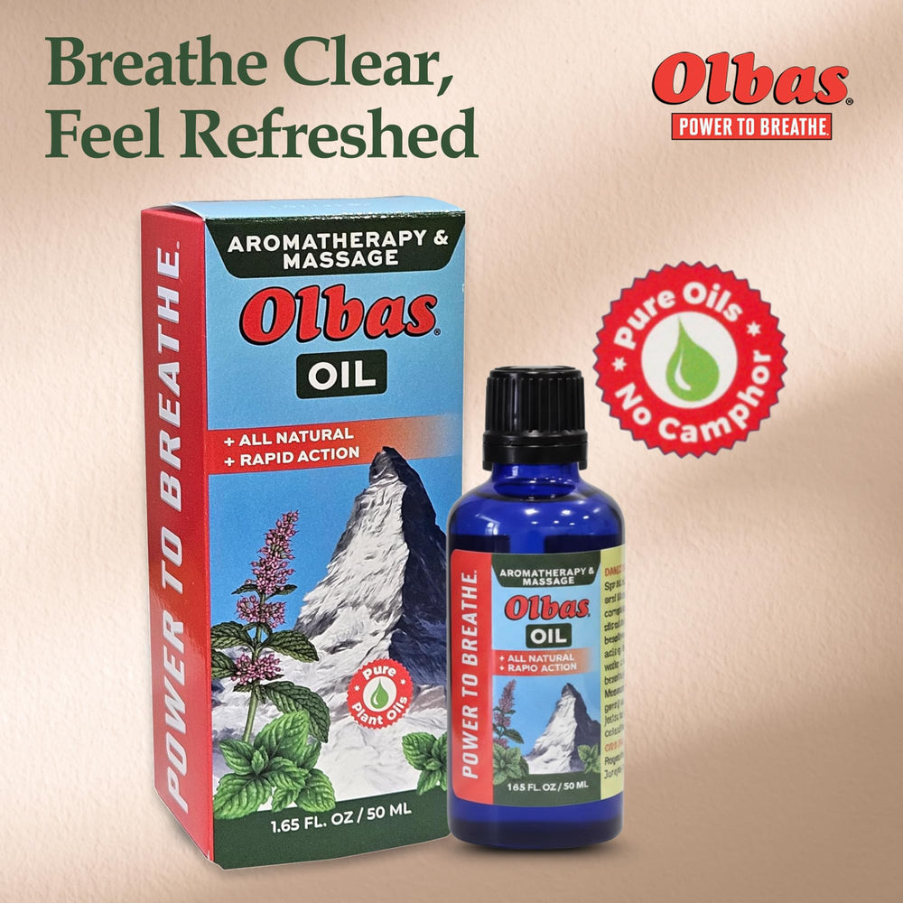 Relaxation scene featuring Olbas oil massage