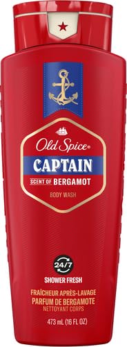 Old Spice Red Collection pour-application demonstrates easy, quick lather for a refreshing shower.