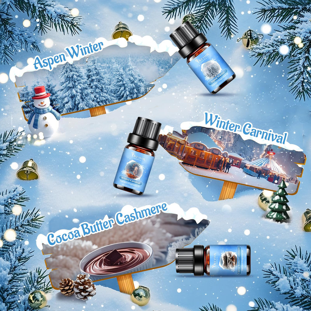 Aspen Winter fragrance bottle from the Oleavox Winter Fragrance Oil Set