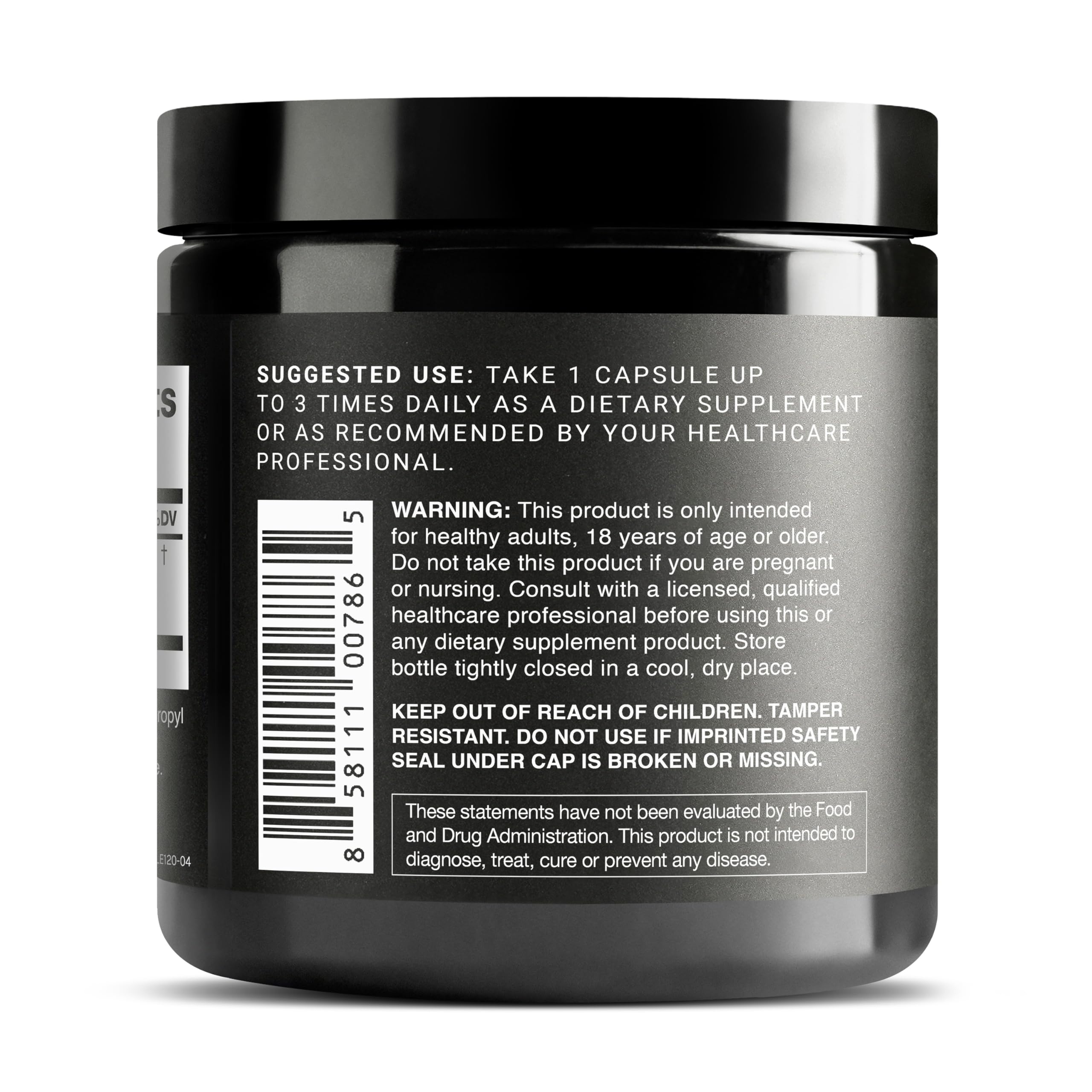 Label indicating 50% oleuropein content