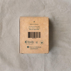 Elegant lather demonstration with Olively Enchanted Woods soap.