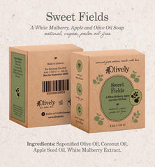 Close-up of Olively Sweet Fields ingredients for natural nourishment