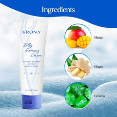 OLIVITA B Flat Belly Cream hydration on skin for nourished softness