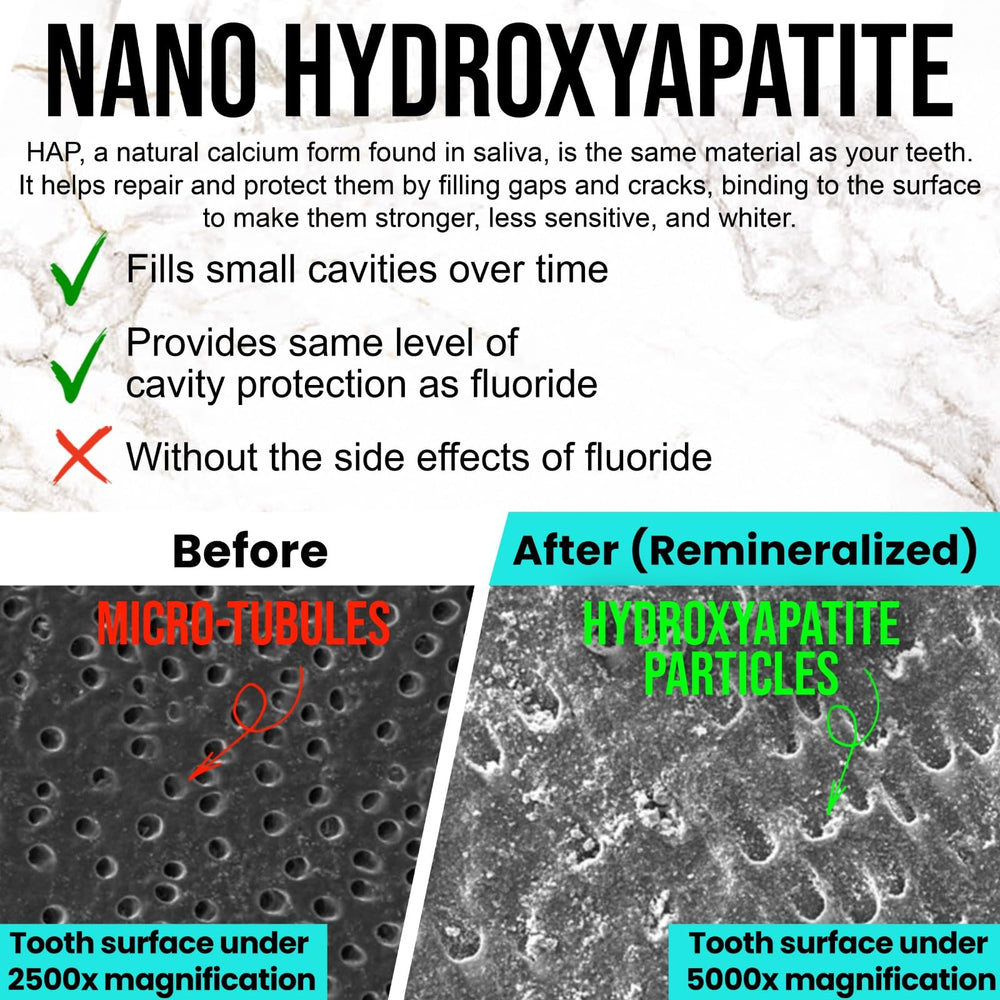 Rod-crystal hydroxyapatite structure mimicking natural enamel