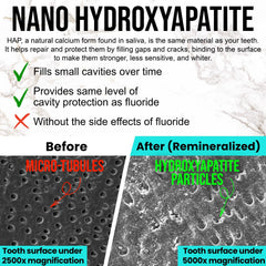 Rod-crystal hydroxyapatite structure mimicking natural enamel