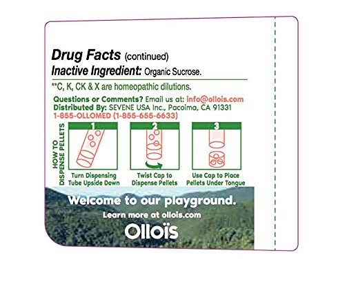 Label highlighting organic lactose-free vegan medicine