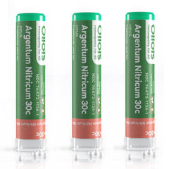 OLLOIS Argentum Nitricum 30c homeopathic medicine bottle with 80 pellets