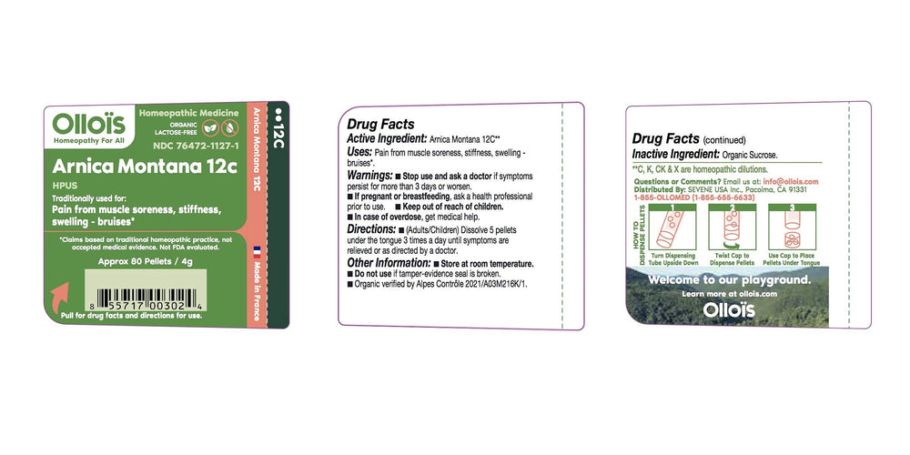 OLLOIS Arnica Montana 12C organic vegan packaging
