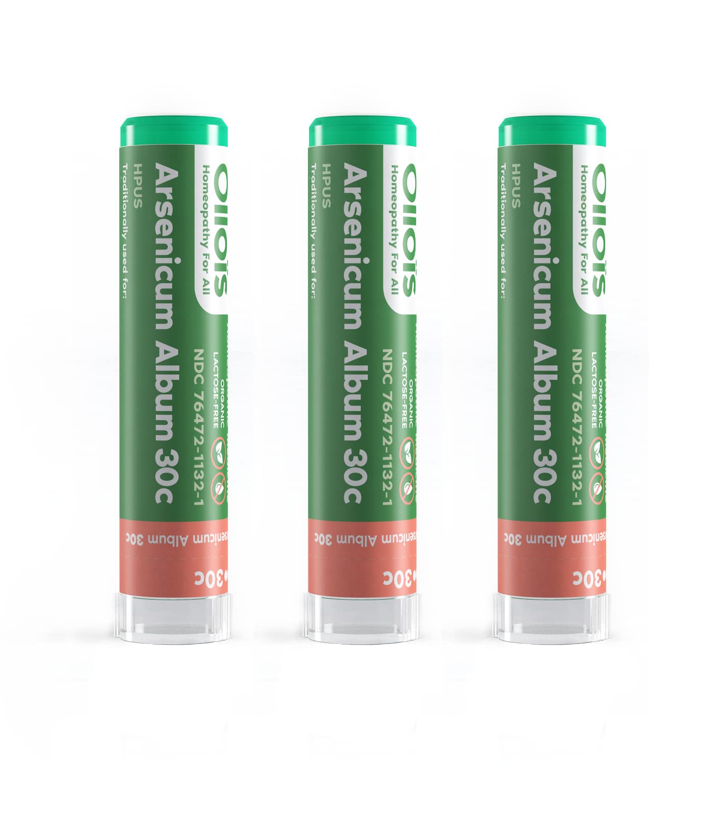 OLLOIS Arsenicum Album 30C organic kosher 80 pellets pack 3 hero image