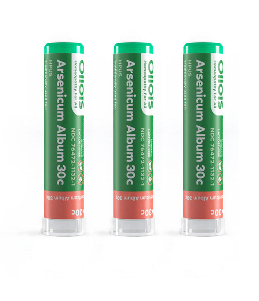 OLLOIS Arsenicum Album 30C organic kosher 80 pellets pack 3 hero image