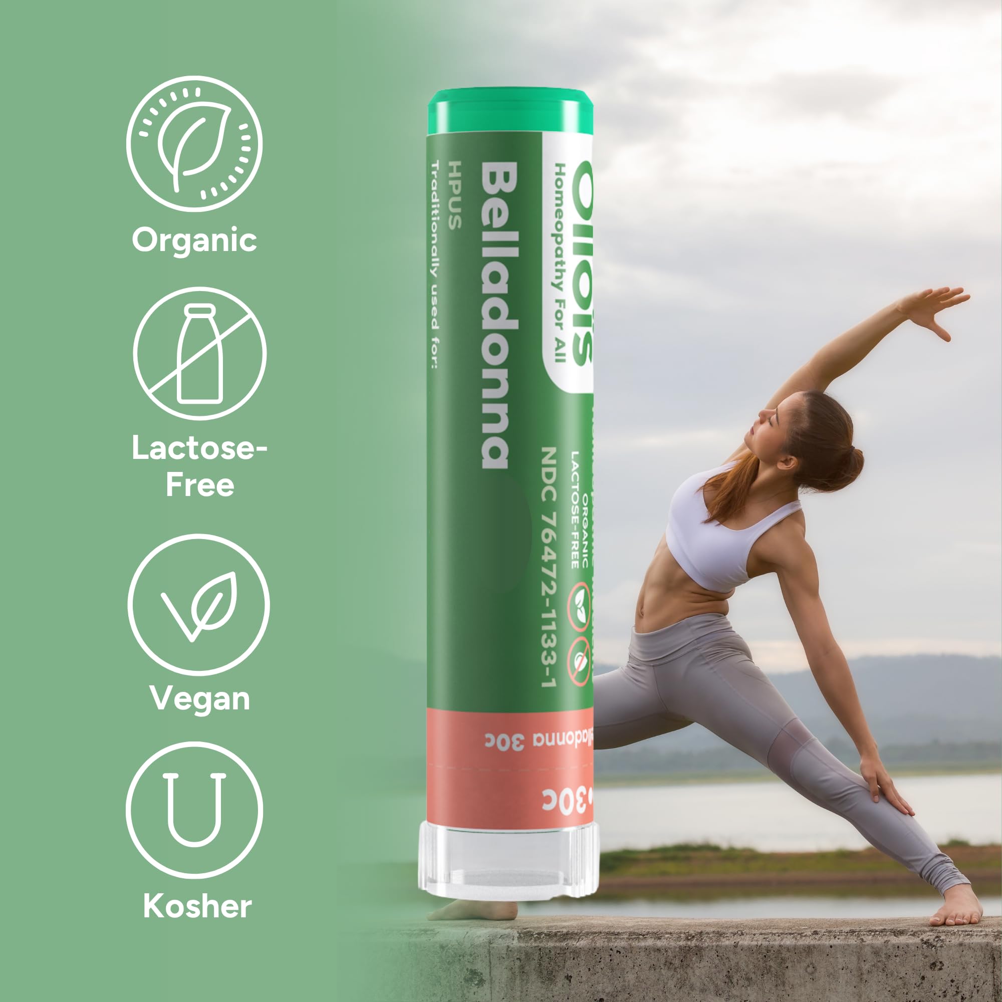 80 pellets Belladonna 30C in pack of 3 product display