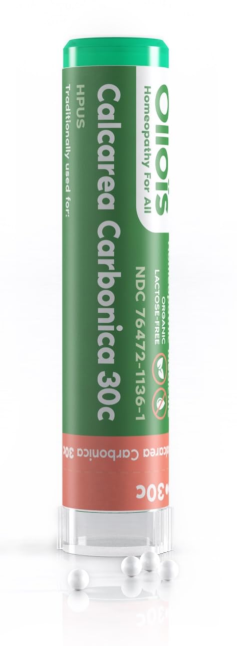 OLLOIS Calcarea Carbonica 30C organic lactose-free medicine front view