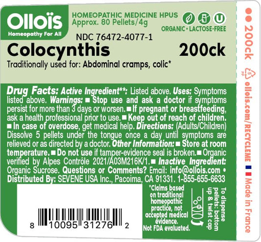 OLLOIS Colocynthis 200ck packaging box and labels