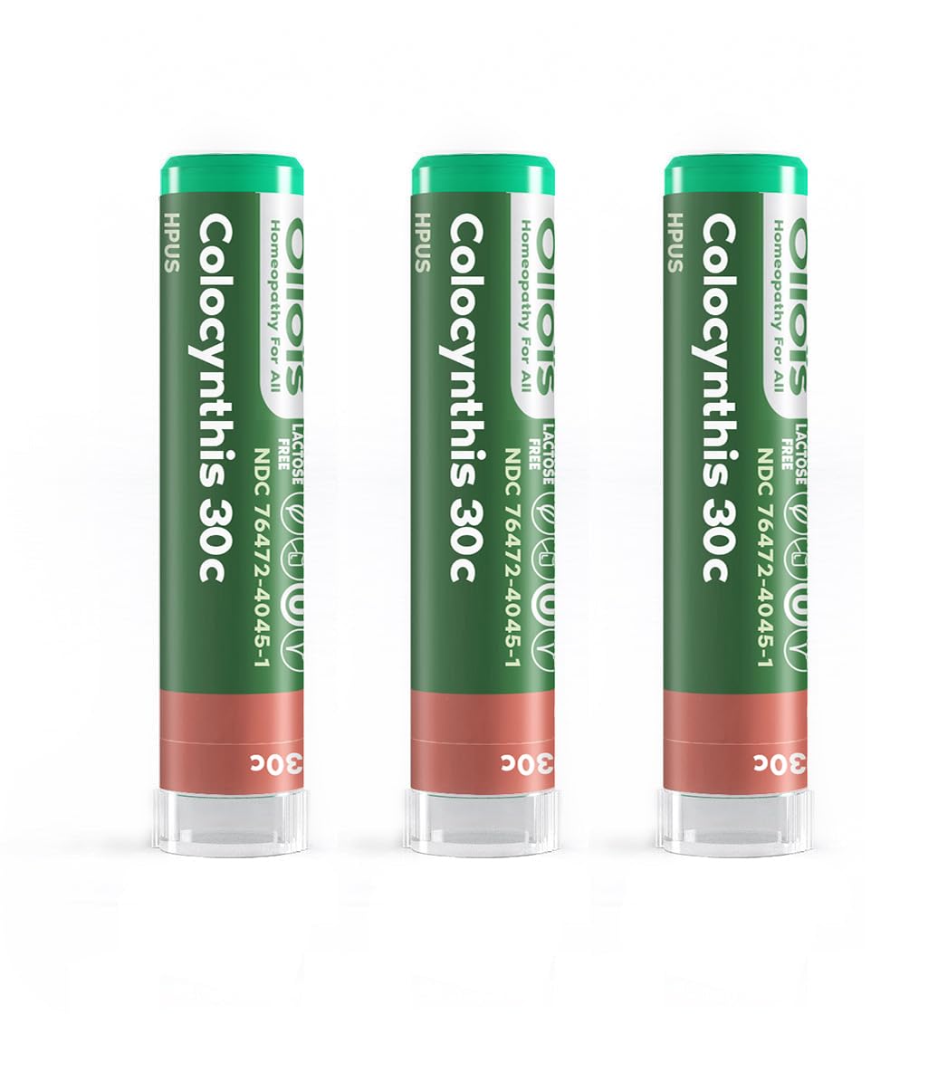 Label of OLLOIS Colocynthis 30c Organic homeopathic medicine