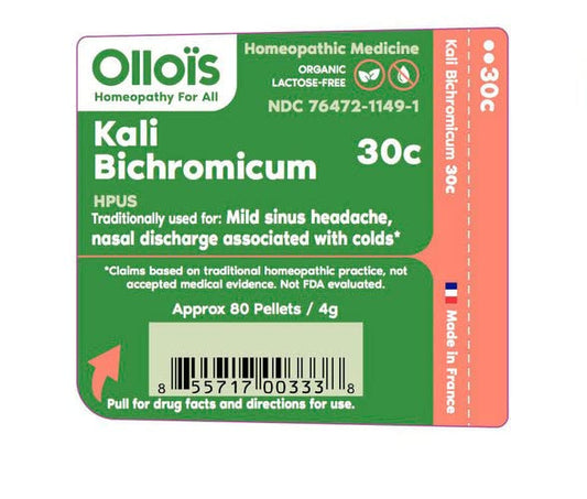 OLLOIS Kali Bichromicum 30c 80 pellets bottle with pack of 3