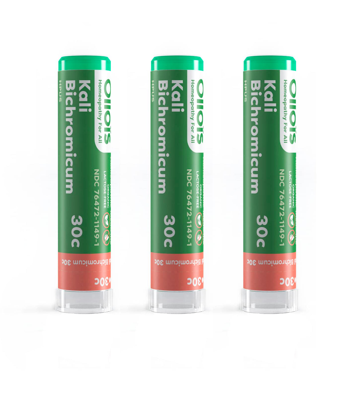 OLLOIS Kali Bichromicum 30c organic homeopathic medicine packaging front