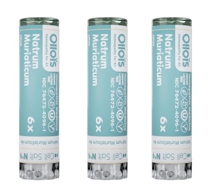 OLLOIS Natrum Muriaticum 6X cell salt 9 pack hero image