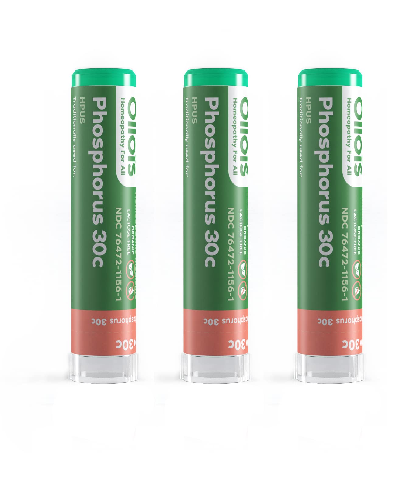 OLLOIS Phosphorus 30c organic homeopathic medicine bottle front view
