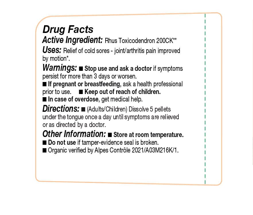 Organic certification label on Ollois packaging