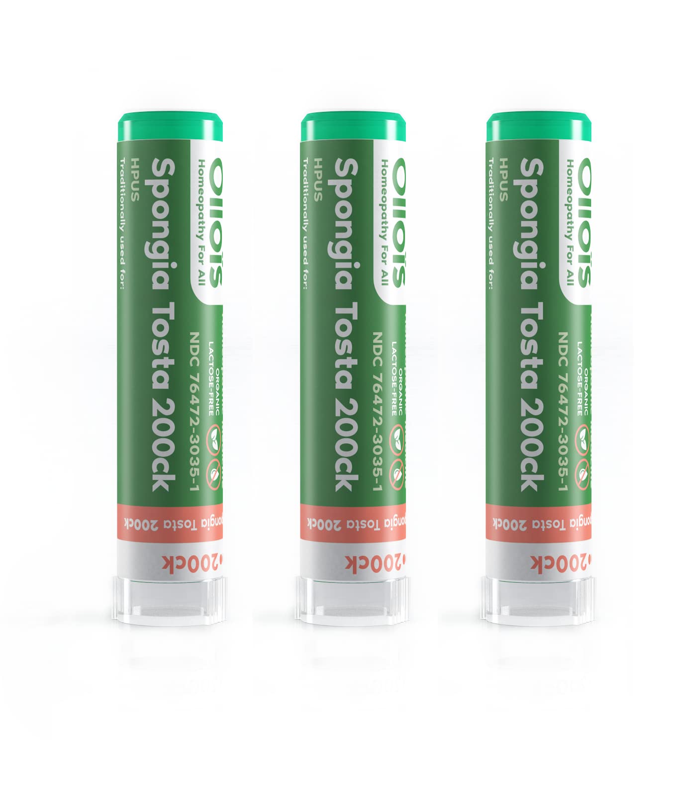 OLLOIS Spongia Tosta 200ck bottle and label