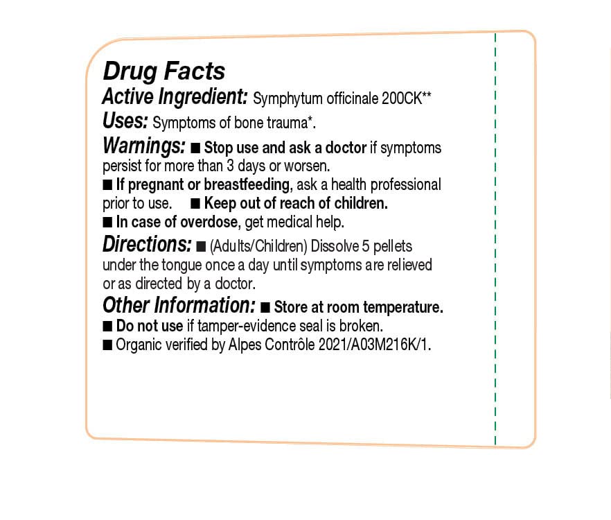 Organic certification label on OLLOIS packaging