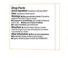 Organic certification label on OLLOIS packaging