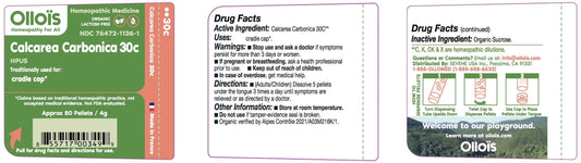 Calcarea Carbonica 30c pellets (80 per pack)