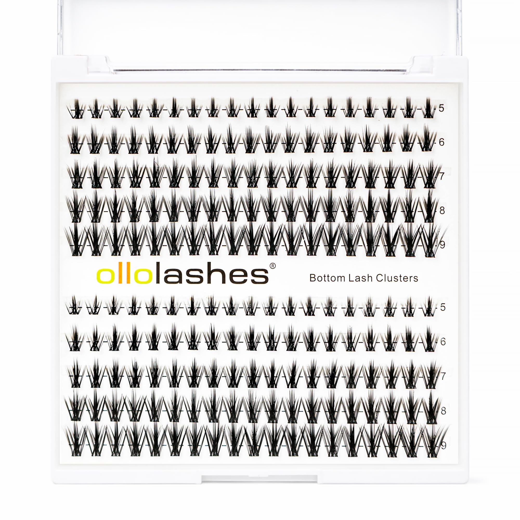 OLLOLASHES bottom lashes clusters style 5 offers a natural finish for everyday wear