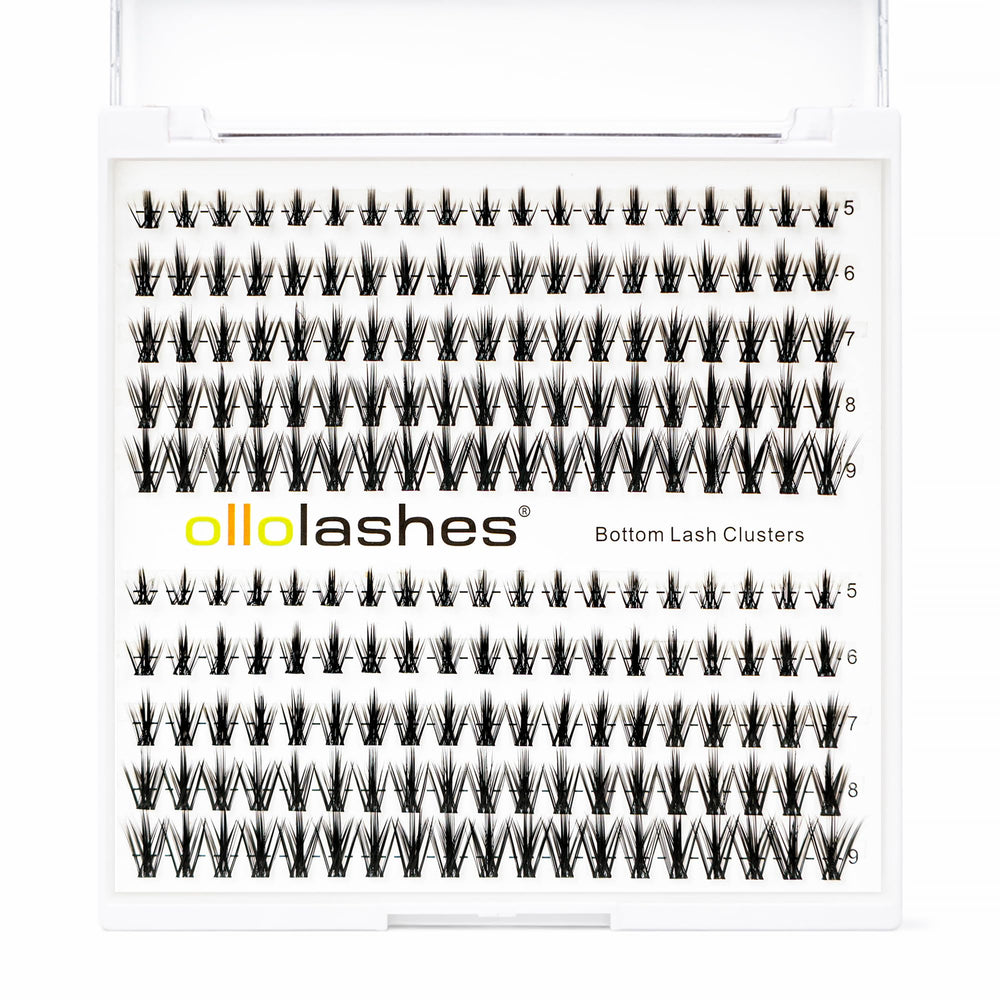 OLLOLASHES bottom lashes clusters style 5 offers a natural finish for everyday wear