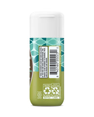 Graphic showing how to take: one capsule with water.