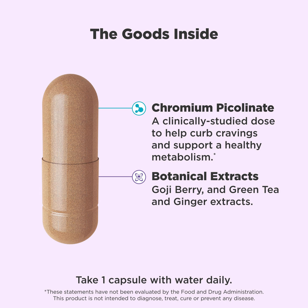 Goji berry and ginger extracts featured in OLLY Combat Cravings