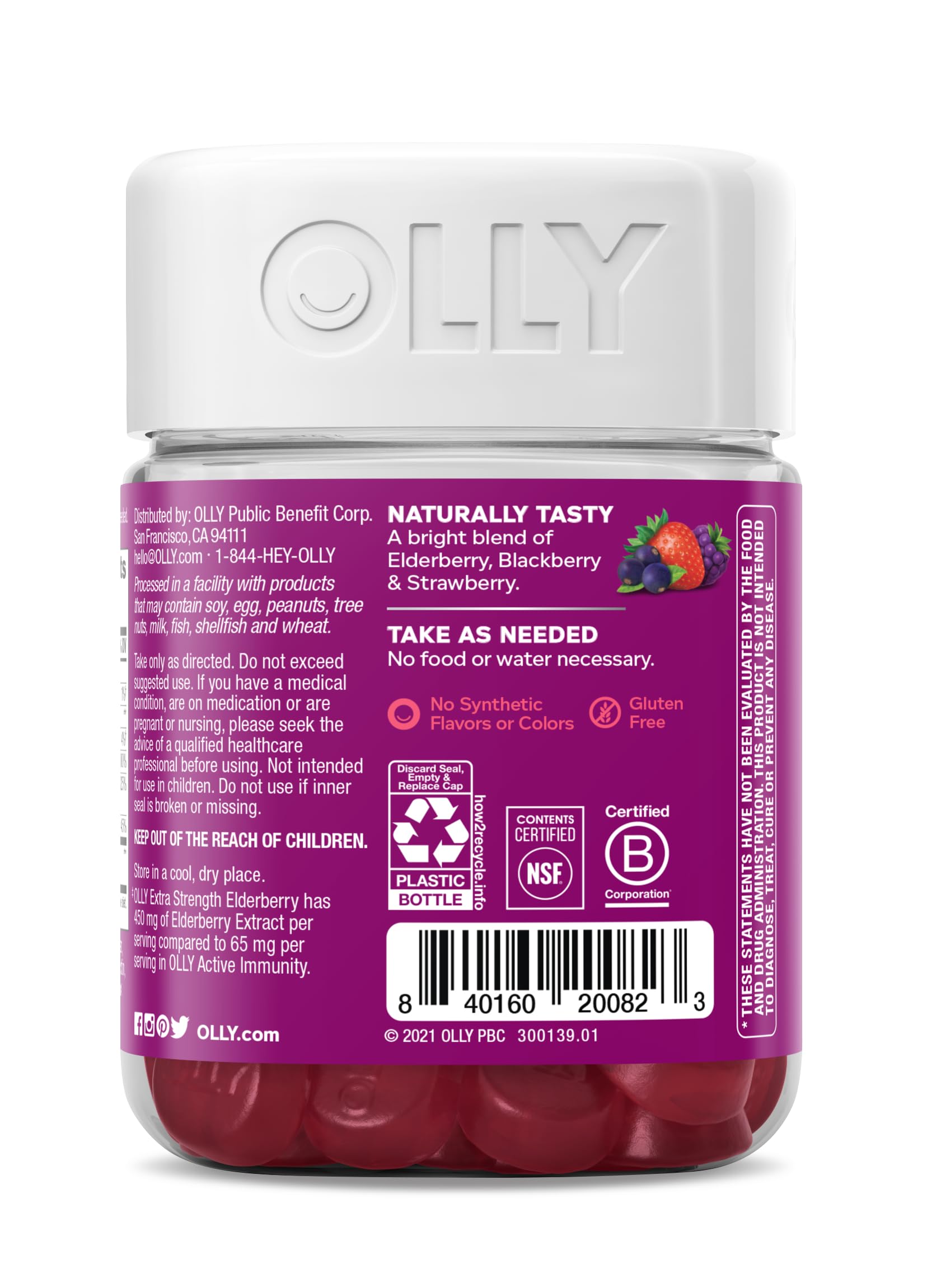 Gluten-free gummy product information