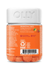 Gluten-free, no artificial colors or flavors label on OLLY gummies