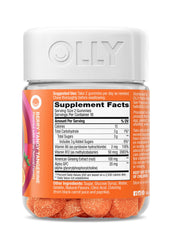Berry Tangerine flavor close-up of OLLY gummies