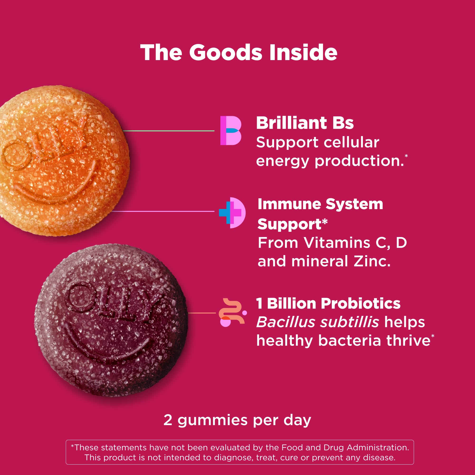 Close-up of tropical-flavored gummies texture