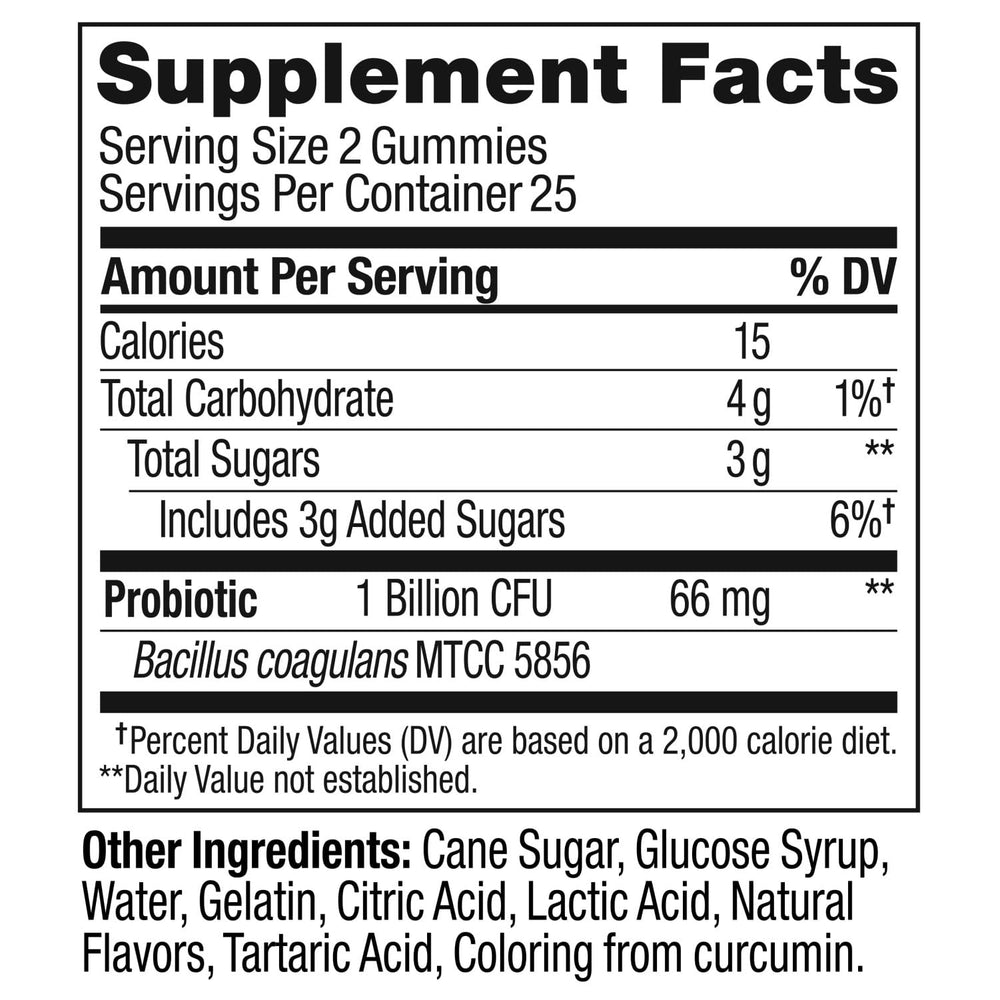 Front-of-package packshot showing mango flavor and 50-count