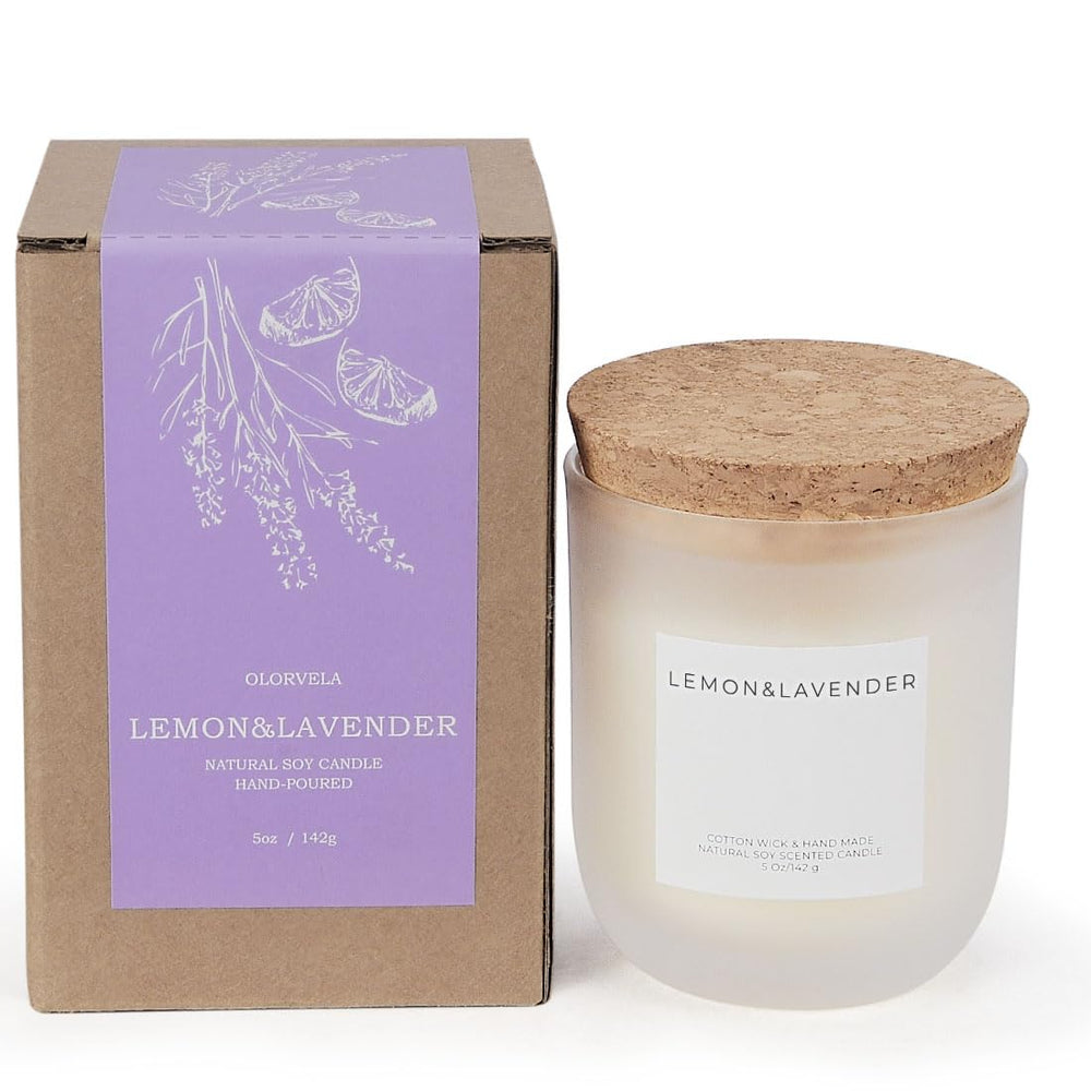 olorvela vanilla candle packaging highlights premium gift-ready presentation
