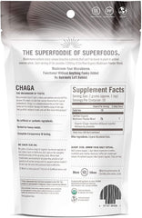 Chaga powder added to coffee for daily wellness