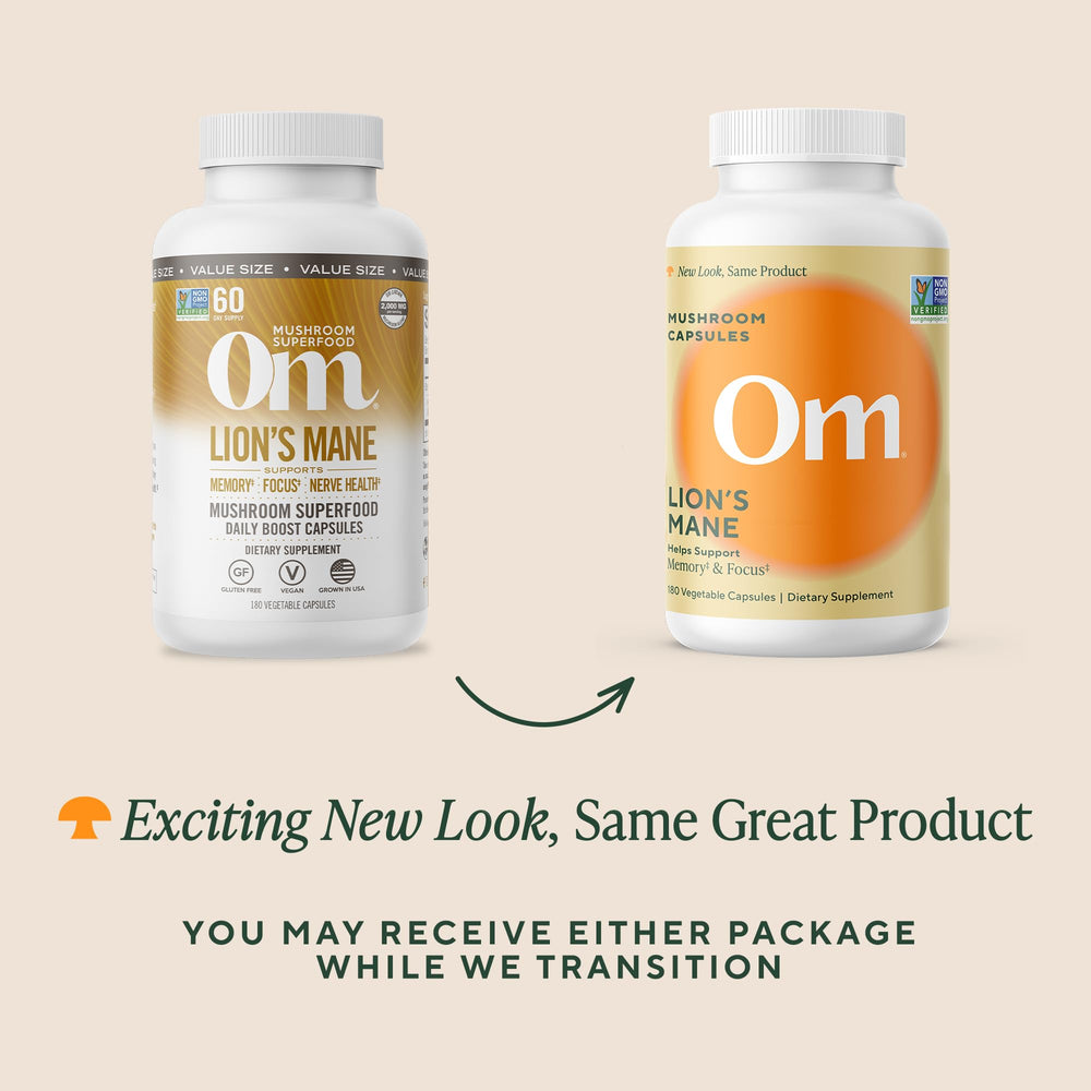 Lifestyle image depicting focus and productivity with Om Lion's Mane