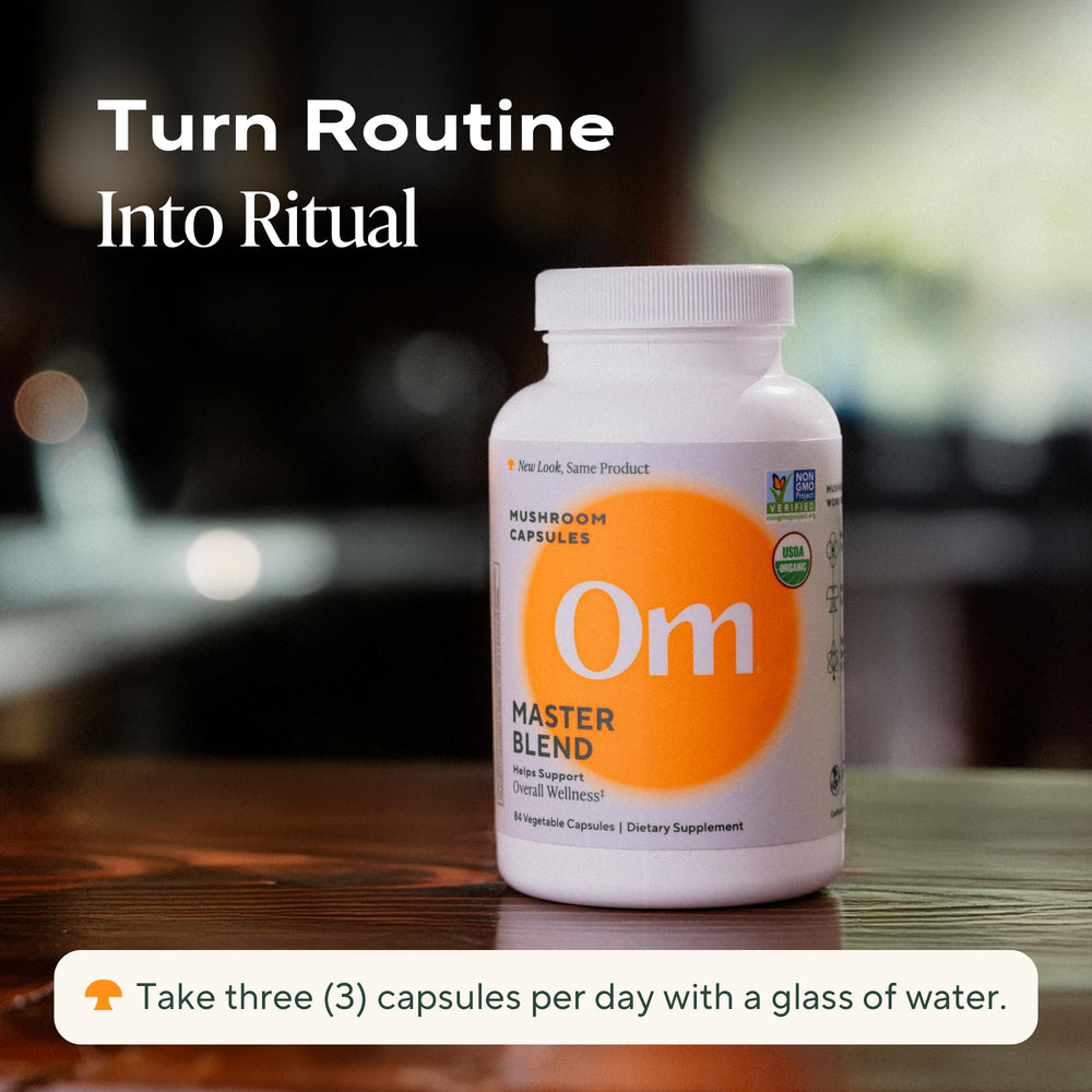 USDA Certified Organic and non-GMO mushroom capsules