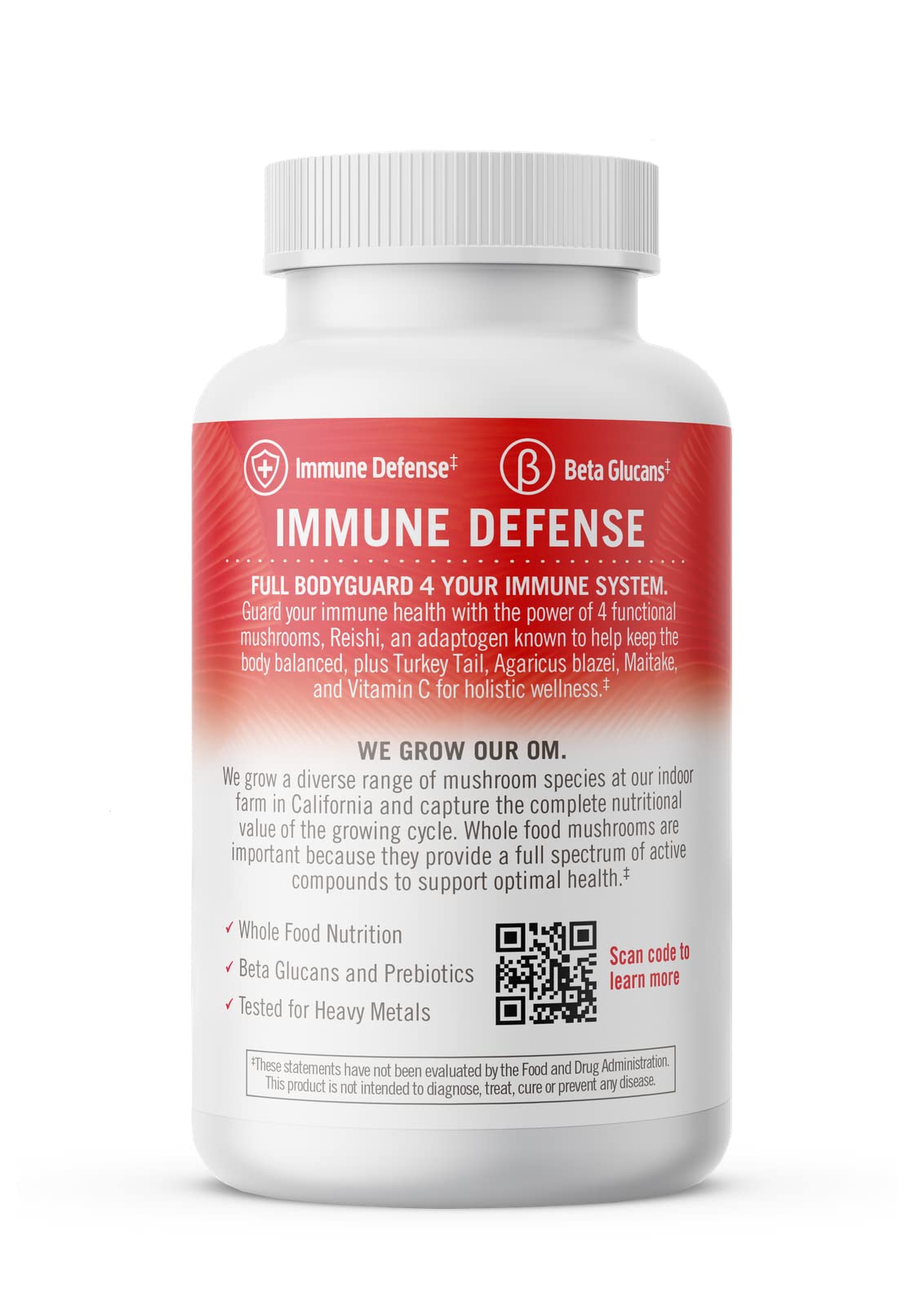 90-count bottle providing a 30-day supply of capsules