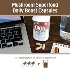 USDA Organic certified OM Mushrooms product line