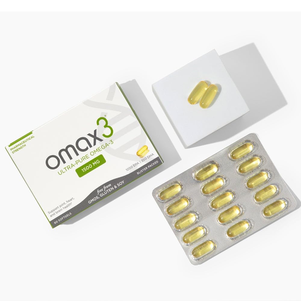 Omax3 lab testing card communicates purity and potency for confident supplement choices