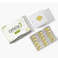 Omax3 lab testing card communicates purity and potency for confident supplement choices