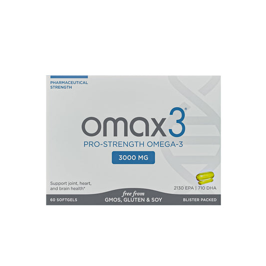 Omax3 Omega-3 1000 mg softgel blister front