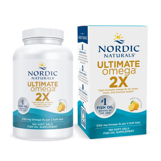Nordic Naturals Ultimate Omega 2X Lemon bottle front
