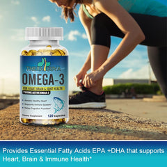 Serving size of 2 omega-3 softgels