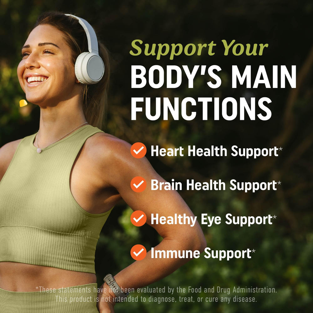 Ingredients highlight: plant-based flaxseed, safflower oils and algae DHA