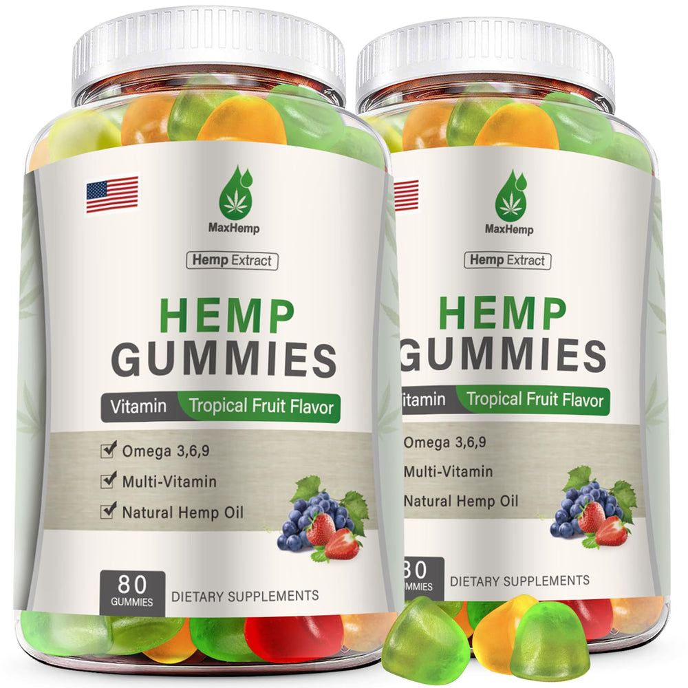 Front view of Omega 3-6-9 Gummies 2-Pack for Adults