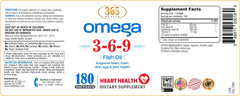 Omega 3-6-9 softgels with borage oil